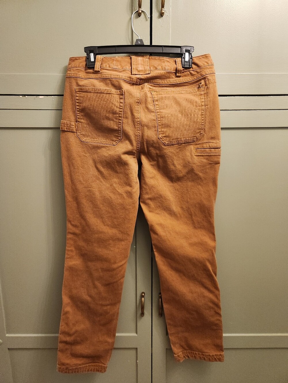 Duluth Trading Cargo Work Pants - Burnt Orange 12×31 - Picture 2 of 6